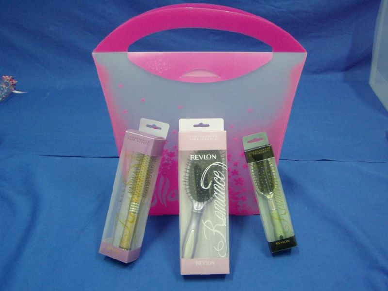 PP cosmetic  shower sets gift packaging box with handle and buckle
