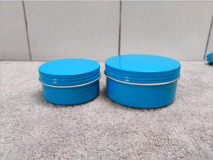 Custom Color Empty Cosmetic Metal Container Tin Box Aluminum Jars