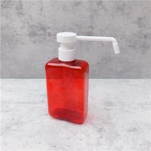 200ml 6.7oz Flat Square Plastic Pet Bottle Pump Sprayer Dispenser with Long Nozzle Sprayer