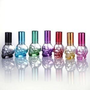 8ml Color Skull Spray Glass Perfume Bottle Portable Perfume Bottle