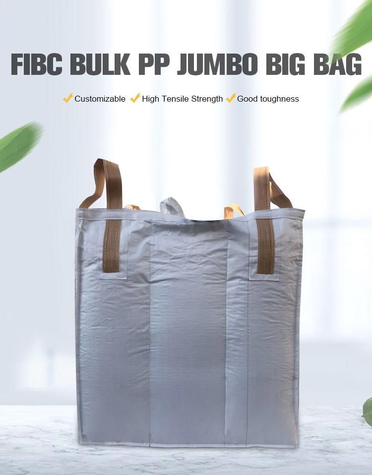 Custom 1.5 Ton FIBC Jumbo Bag with Two Side Mesh PP Bulk Bag