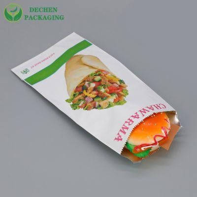 Foil Lined Paper Bag Packing Bags Fried Chicken