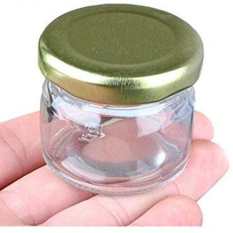 25ml 30ml 50ml 75ml Round Small Jam Honey Storage Jar Glass Jar for Jam Packaging