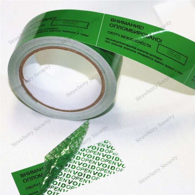 Tamper Evident Tape 3m Tamper Evident Roll Tamper Evident Food Tamper Evident Tapes