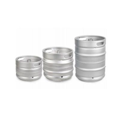 Empty Food Grade AISI 304 Stainless Steel Euro Draft Keg Barrel 20L 30L 50 Liter Beer Keg Distributor