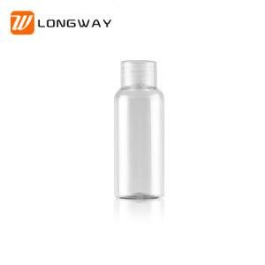 Colorful 50ml Plastic Pet Bottle with Cap for Cosmetic Packaging