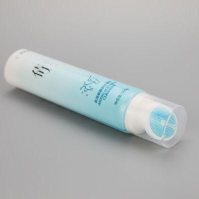 Cosmetic Plastic Soft Silicone Brush Squeeze Tube Facial Cleanser Tube