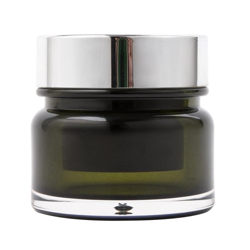 30g 50g Black Acrylic Cosmetic Cream Jar
