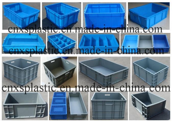 Wholesale 70L Heavy Duty Solid Moving Plastic Stacking Boxes for Warehouse Storage