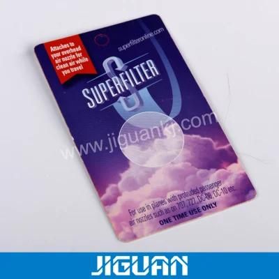 Wholesale Personalized White Paper Card Recycled Folded Hangtag