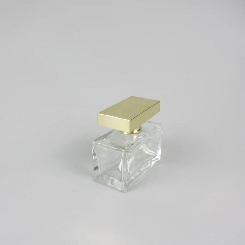 China 100ml Custom Spray Empty Square Glass Perfume Bottle