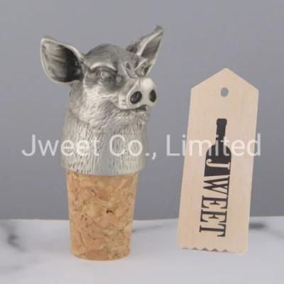 Wholesale Wine Spirit Bottle Stopper Metal Synthetic Cork Stopper