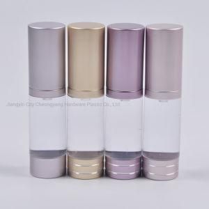 Total Quality Controlled Plastic 10ml 15ml 20ml 30ml 50ml 100ml 250ml Small Luxury Cosmetic Airless Bottle for Lotion