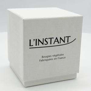 Professional Factory Printed Custom Candle Packaging Cardboard Candle Gift Box with Biodegradable Texture Paper
