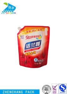 Brc Gravure Printing Sealable Laundry Detergent Packaging Bag Stand up Spout Pouch