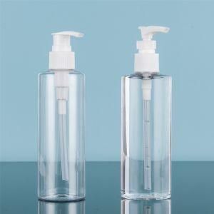 250ml Pet Plastic Flat Shoulder Pump Bottle