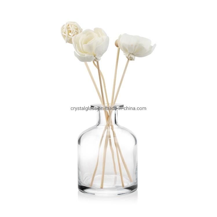 50ml 150ml 250ml Custom Design Empty Perfume Oil Aroma Glass Reed Diffuser Bottle with Rattan Sticks