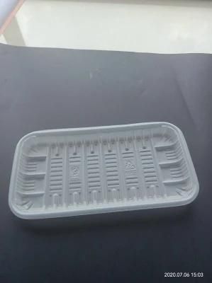 White Custom Home Decor Hard Recycled Plastic Food Display Tray