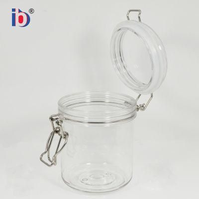 Cans Round Shape Customer Request Flexible Sustainable Container Kaixin Food Plastic Jar