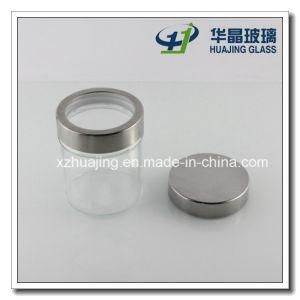 12oz 350ml Cylinder Food Storage Glass Jar with Skylight Screw Cap