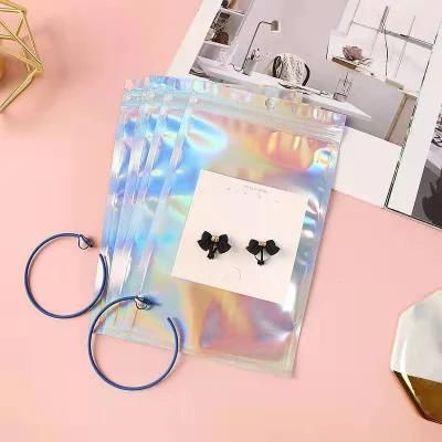 Holographic Stand up Zipper Bag Laser Stand up Packing Bag