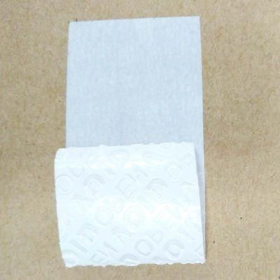 White Void Non Transfer No Residue Security Label