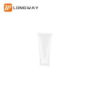 Empty Plastic Frost Sample Cosmetic Soft Tube with Flip Caps for Facial Cleanser and Hand Cream