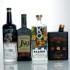 OEM Sprayed Color Matt Black 700ml 750ml Oslo Glass Bottle for Gin Vodka Whisky Brandy Tequila Liquor