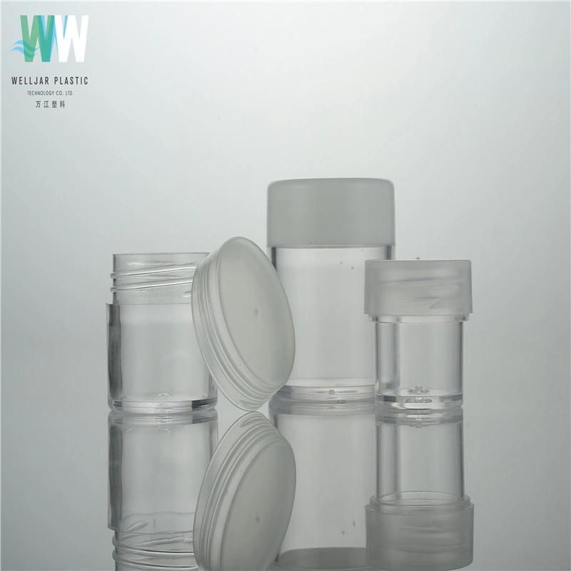 Cosmetic Jar 10g PS Plastic Cream Jar with Cap