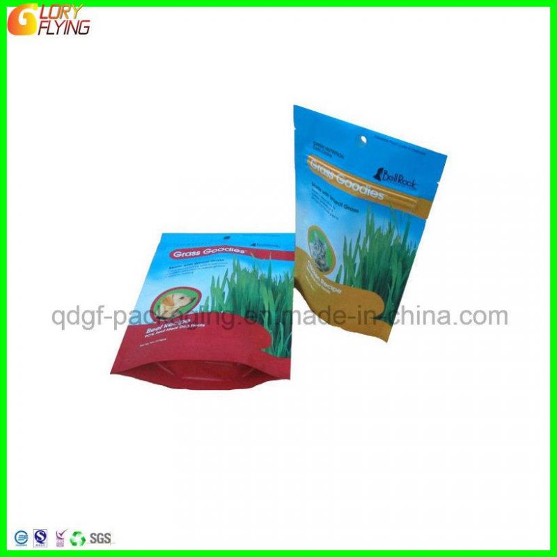 Pet Food Plastic Bag with Zipper Stand up Printing Bag Paper Bags
