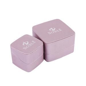 2019 Newest Custom Velvet Wedding Jewelry Ring Packaging of The Leather Box