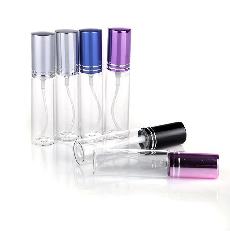 10ml Mini Fashion Transparent Glass Perfume Bottle Portable Travel Perfume Atomizer Spray Bottle Cosmetic Container