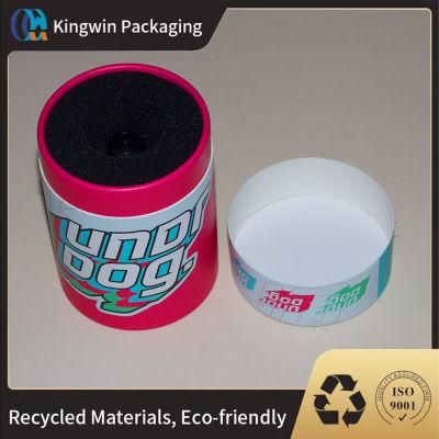 Customized Recyclable Cardboard Gift Box Paper Tube Packaging with Lid