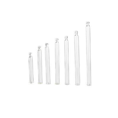 Custom Color 18/415 Plastic Dropper Caps with Round Head Glass Pipette for Cosmetic Bottle