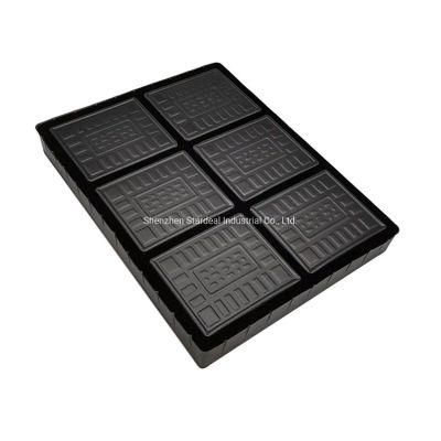 Plastic Blister 6 Compartment Cookies Food Insert Tray Pack