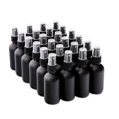 10ml 15ml 20ml 30ml 50ml Colored Matte Frosted Round Empty Essential Oil Glass Bottle Spray