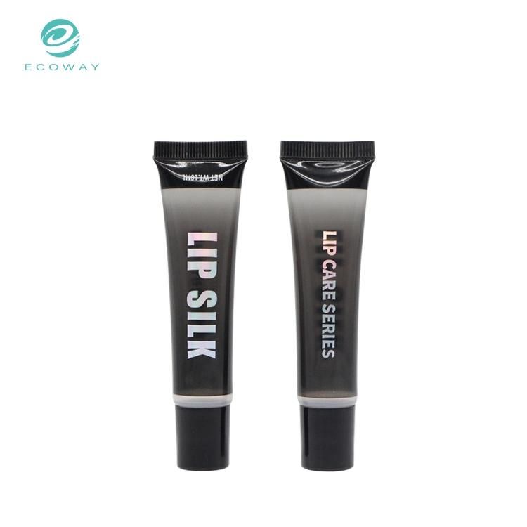 Custom Printing Empty Round Black Gradient Lip Gloss Tube Packaging 1 Buyer