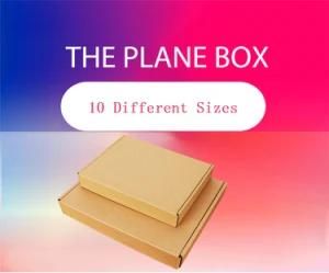 15*15*5cm Custom Logo Printed Clothing Express Packing Plane Box