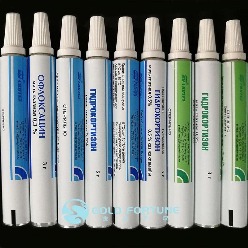 Printed Medical Glue Soft Collapsible Aluminum Packing Tube