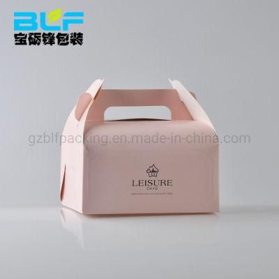 Wholesale Custom Cake Packaging Box Paper Cupcake Box