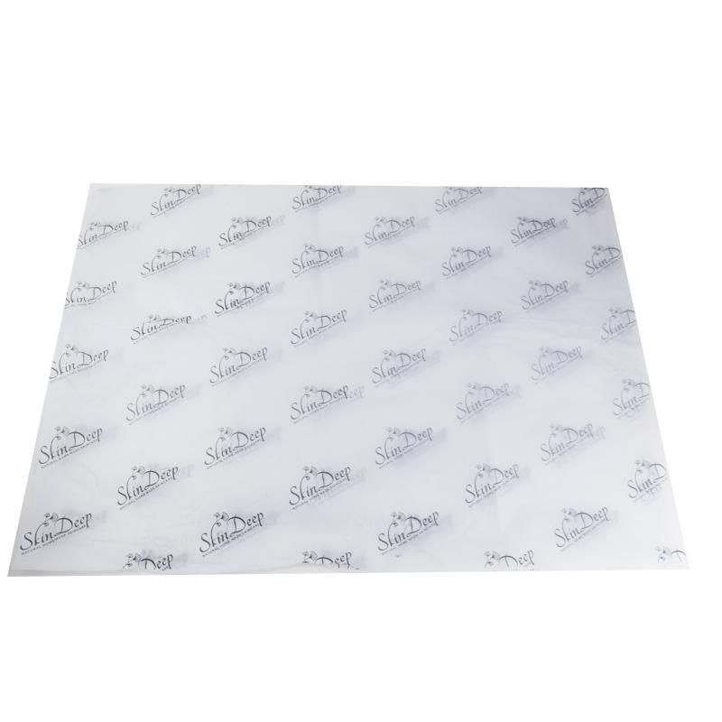 17GSM 20*30inches, White Black Logo Wrapping Tissue Paper