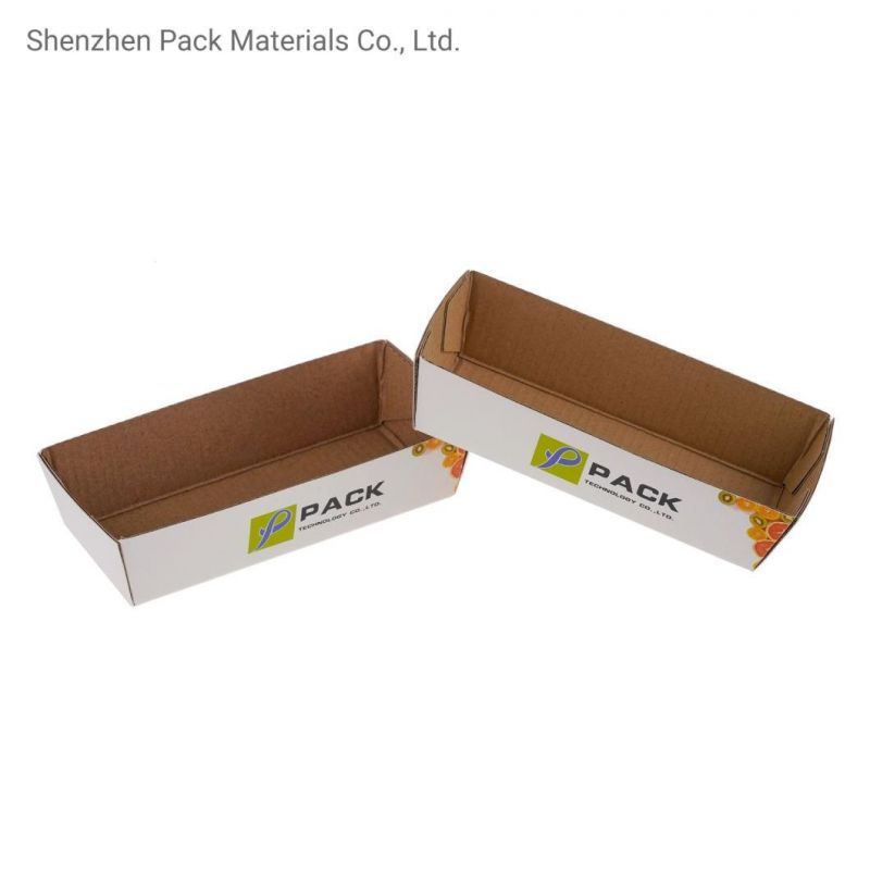 Chips Snack French Fry Customized Recyclable Custom Fast Food Grade Bacon Packaging Paper Tray Box