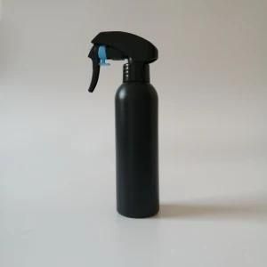 250ml HDPE Plastic Matt Black Boston Round Shape Trigger Mist Spray Bottle