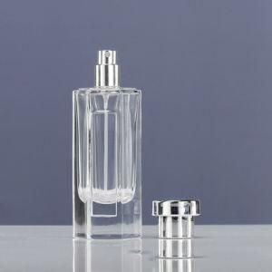 Luxury Woman 30ml 50ml Square Spray Glass Perfume Bottle 100 Ml Wholesale