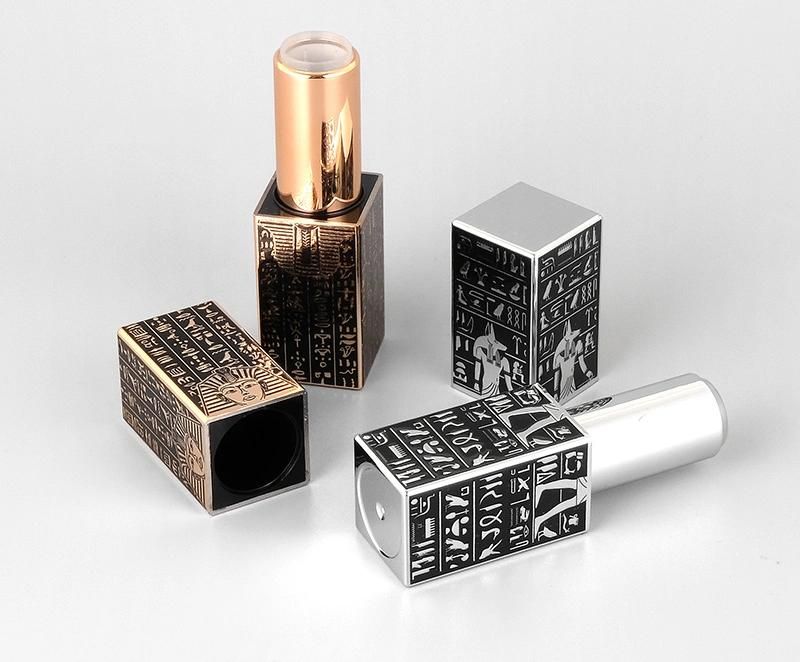 Unique Fashion Egypt Pharaoh Style Luxury Lip Balm Tube Lipstick Container Case