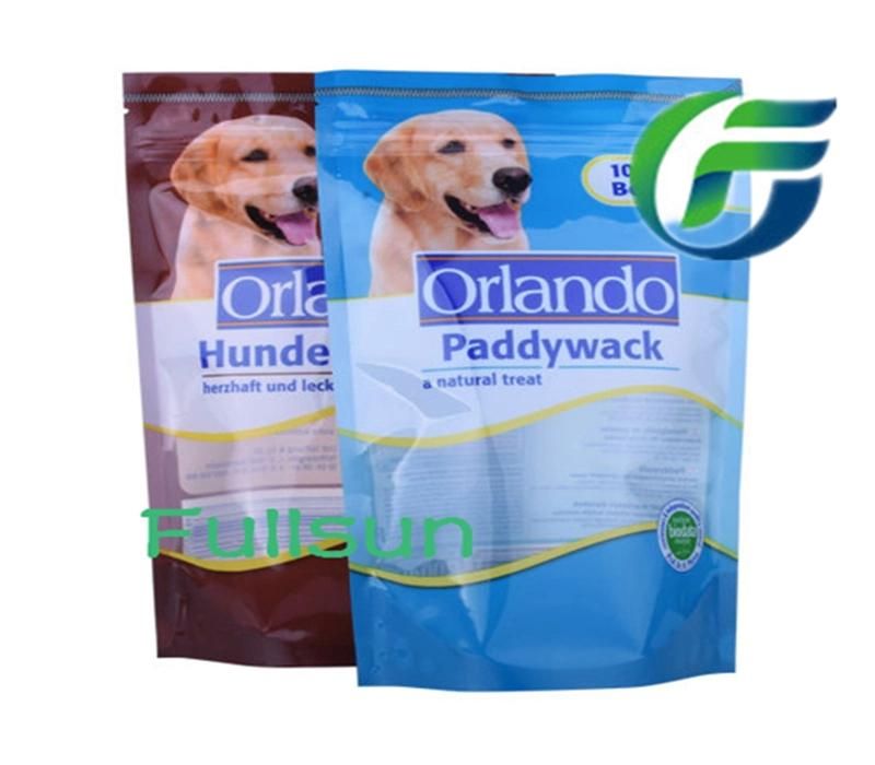 Food Packaging Bag Stand up Pouch Zip Lock Pet Food Products Plastic Bag