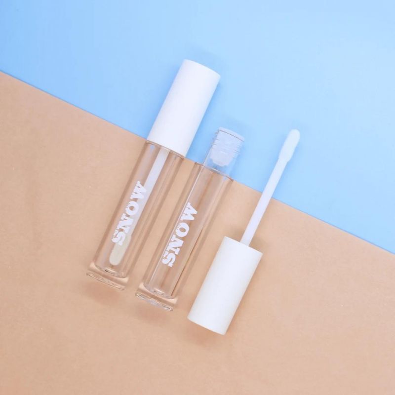 Lip Gloss Container Creative White Lip Gloss Packaging Tube with Wand