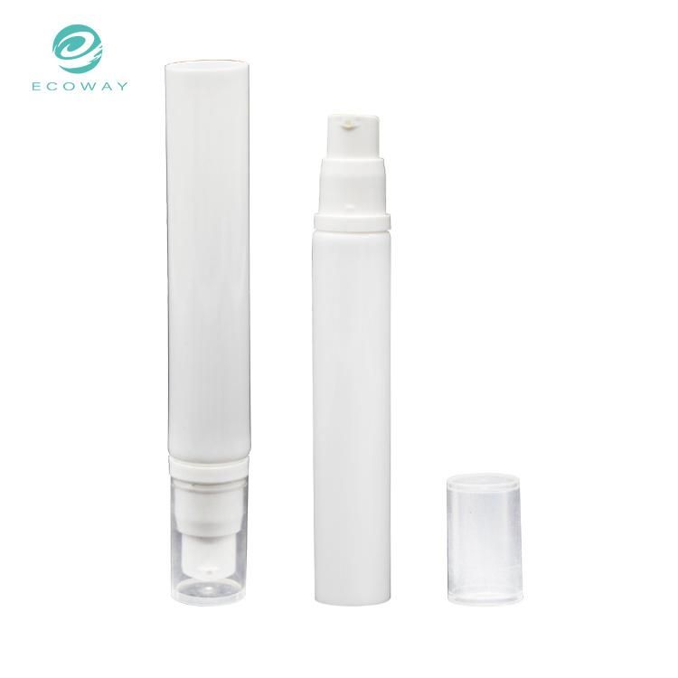 18ml Cosmetic Tube Customize at Will Wholesale Transparent Flap Cover Bare Tube Pump Head Tube