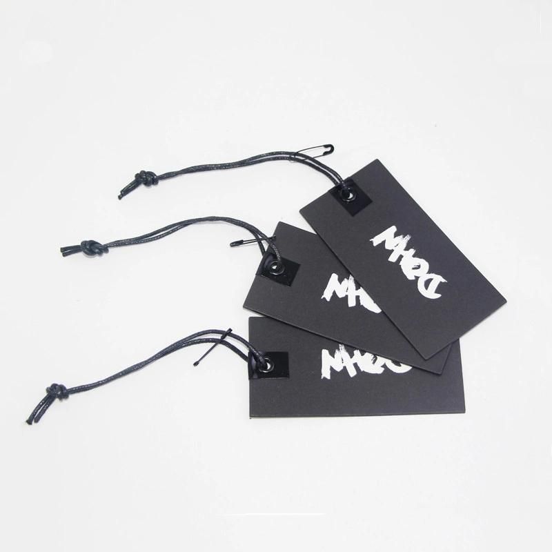 Black Paper Hang Tags for Clothing/ Tags for Garment