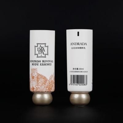 Empty Cosmetic Cream Packaging Hand Cream Tube with Gold Cap